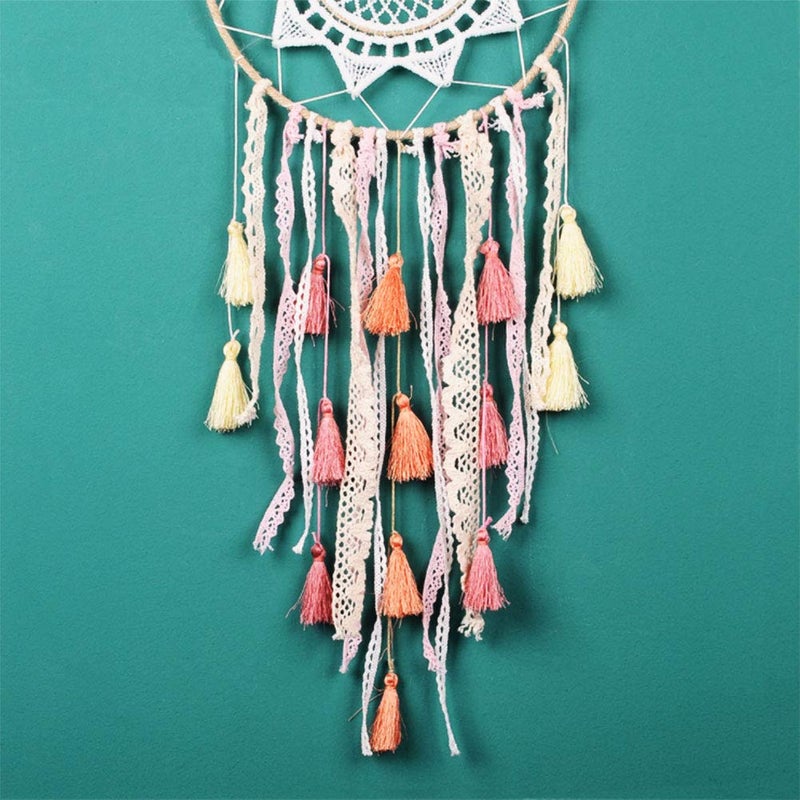 NBEADS 20 Pcs Pink Polyester Tassel Pendants, Tri-Layered Tassels with Gold Jump Ring for DIY Projects, Jewelry Making, Decoration, Bookmarks - Image 3